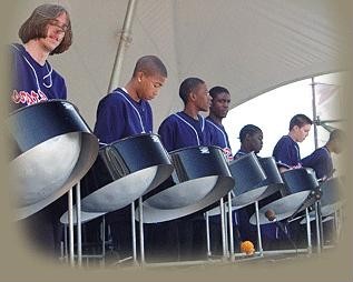line of drummers from Rhythm Project